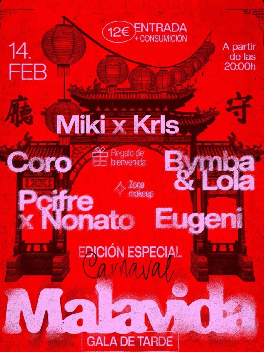 Cartell de Malavida Carnaval