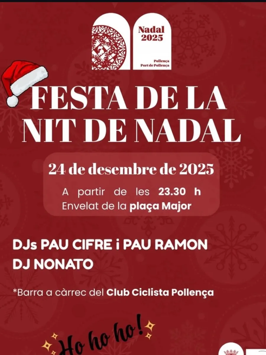 Cartell de Festa de la Nit de Nadal
